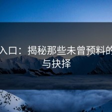 吃瓜入口：揭秘那些未曾预料的转折与抉择