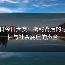 91爆料今日大赛：揭秘背后的隐藏真相与社会底层的声音