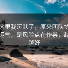 看到这里我沉默了，原来团队协作不是看运气，是风险点在作祟，越早看越好